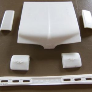 AMT/MPC 70 Dodge Coronet/ Super Bee R/T Conversion Flat Hood w/ Scoops